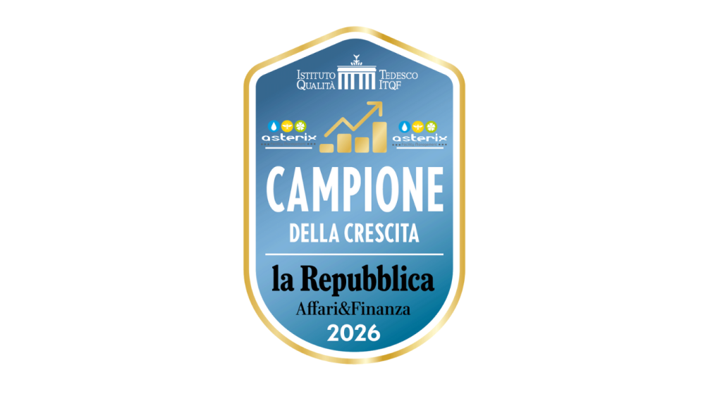 Asterix tra i Campioni della Crescita 2026