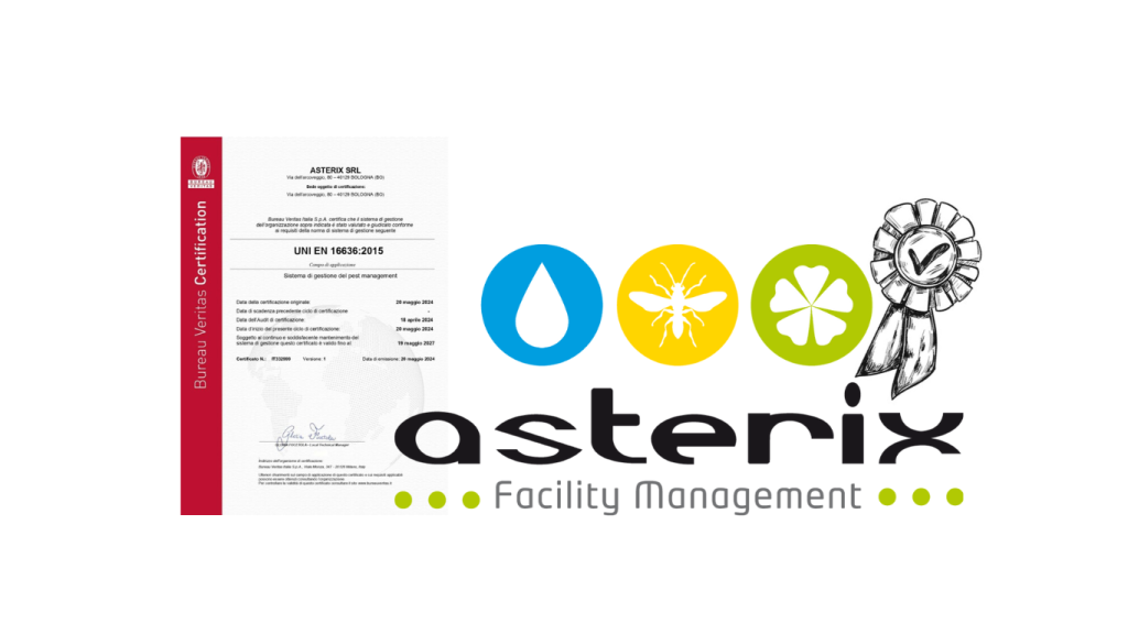 Certificazione 16636 per Pest Management