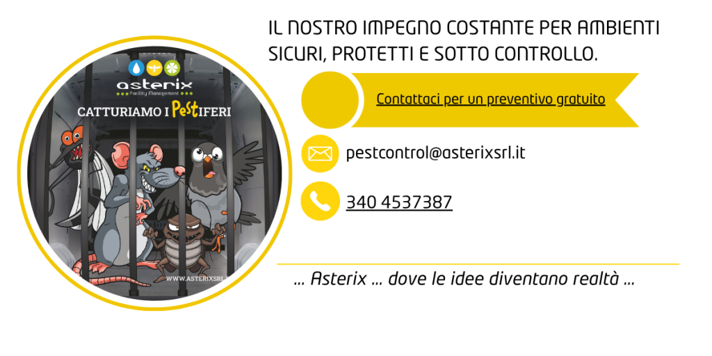 Pest Control e Disinfestazione