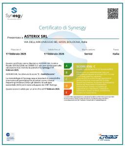 Certificazione Synesgy ESG